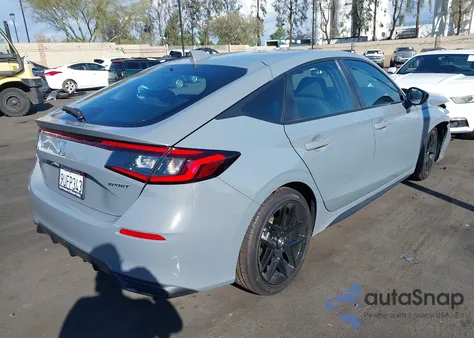 2025 Honda Civic Sedan Sport from USA, damaged, VIN 19XFL2H87SE029626